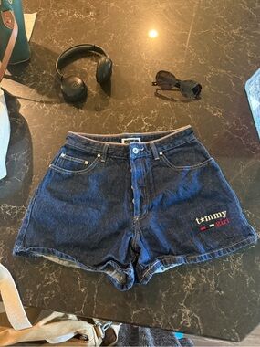 Tommy Hilfiger Tommy Girl Dark Blue 100% Cotton Denim Shorts